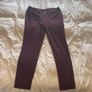 Maroon Jeggings